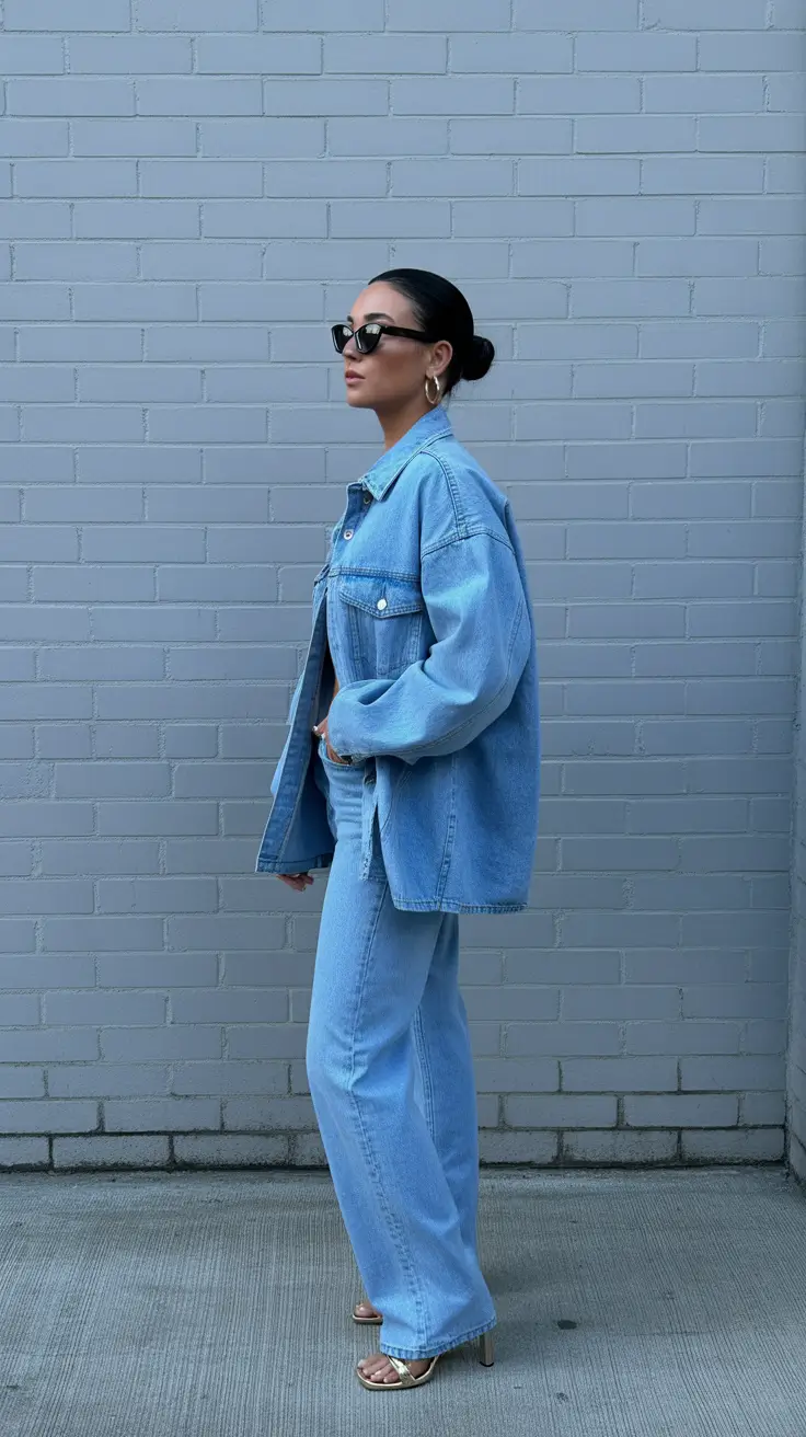 effortless denim spring outfits 2026 Oversized Denim With a Clean Spring Line