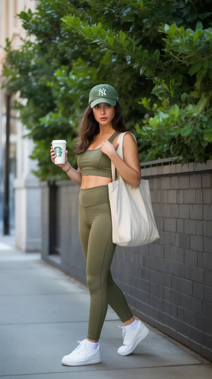 effortless spring athleisure outfits 2026 Earthy Activewear That Feels Fresh