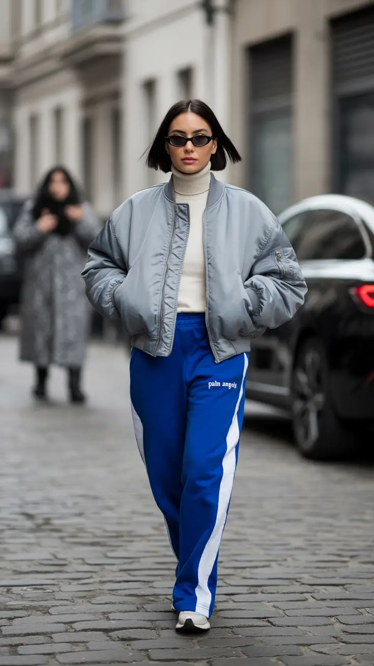 effortless spring athleisure outfits 2026 Sporty Street Style With Sharp Lines