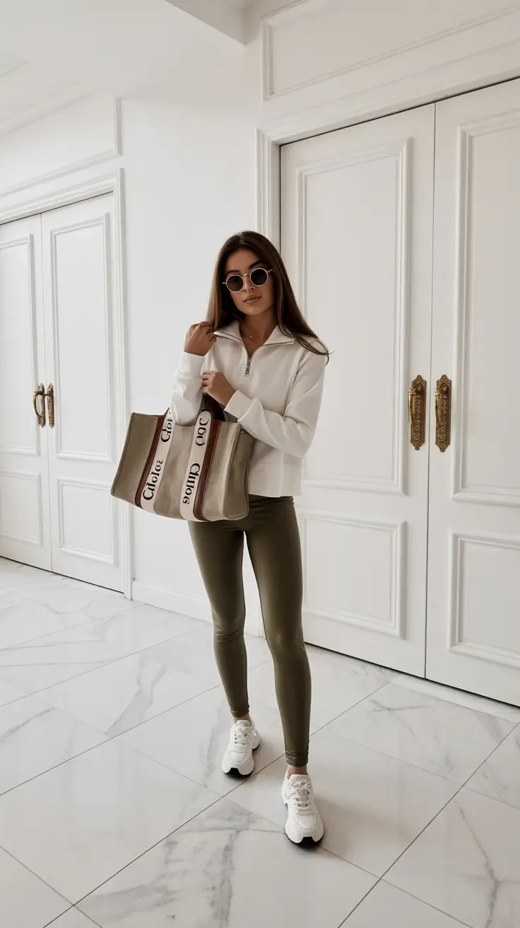effortless spring athleisure outfits 2026 Clean Athletic Basics With a Polished Finish