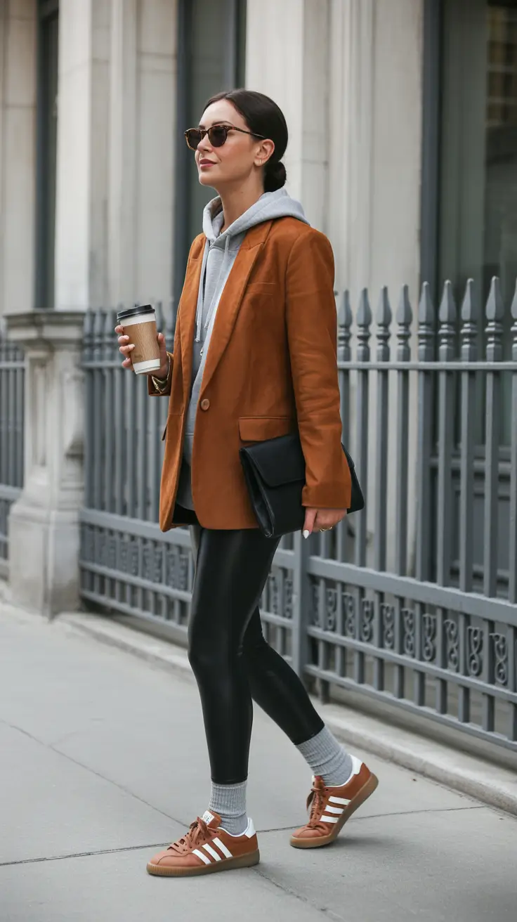 effortless spring athleisure outfits 2026 Warm Tones That Carry You Through the Day