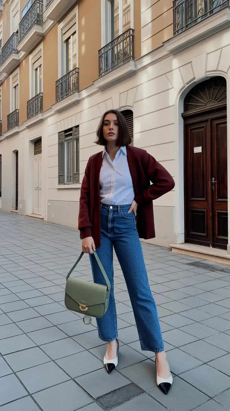 effortless spring outfit for Wednesday 2026 Deep Neutrals with a Soft Parisian Edge