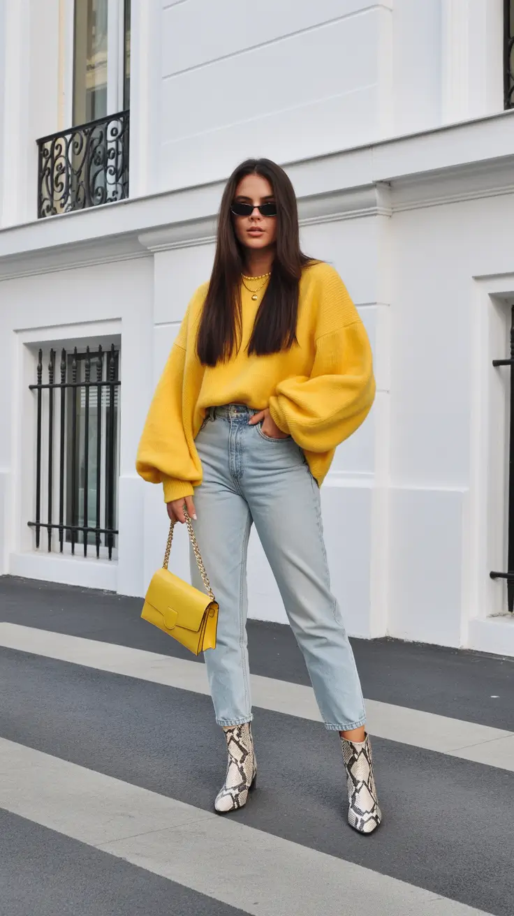 effortless spring outfit for Wednesday 2026 Bold Color for a Confident Midweek Statement