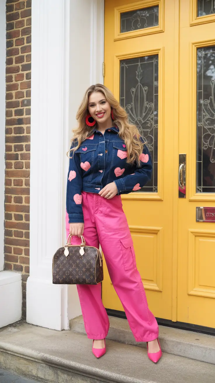 fashionable casual spring outfits 2026 Playful Color and Feel-Good Denim