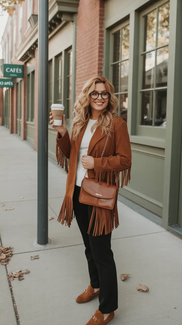 fashionable casual spring outfits 2026 Casual Texture With a Hint of Retro