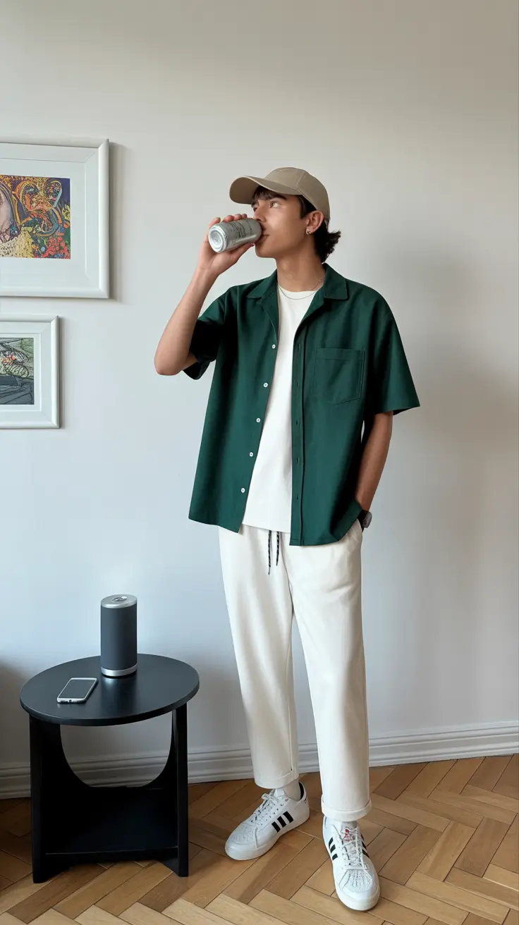 fashionable spring outfits for men 2026 Relaxed Indoor Dressing With a Spring Mindset