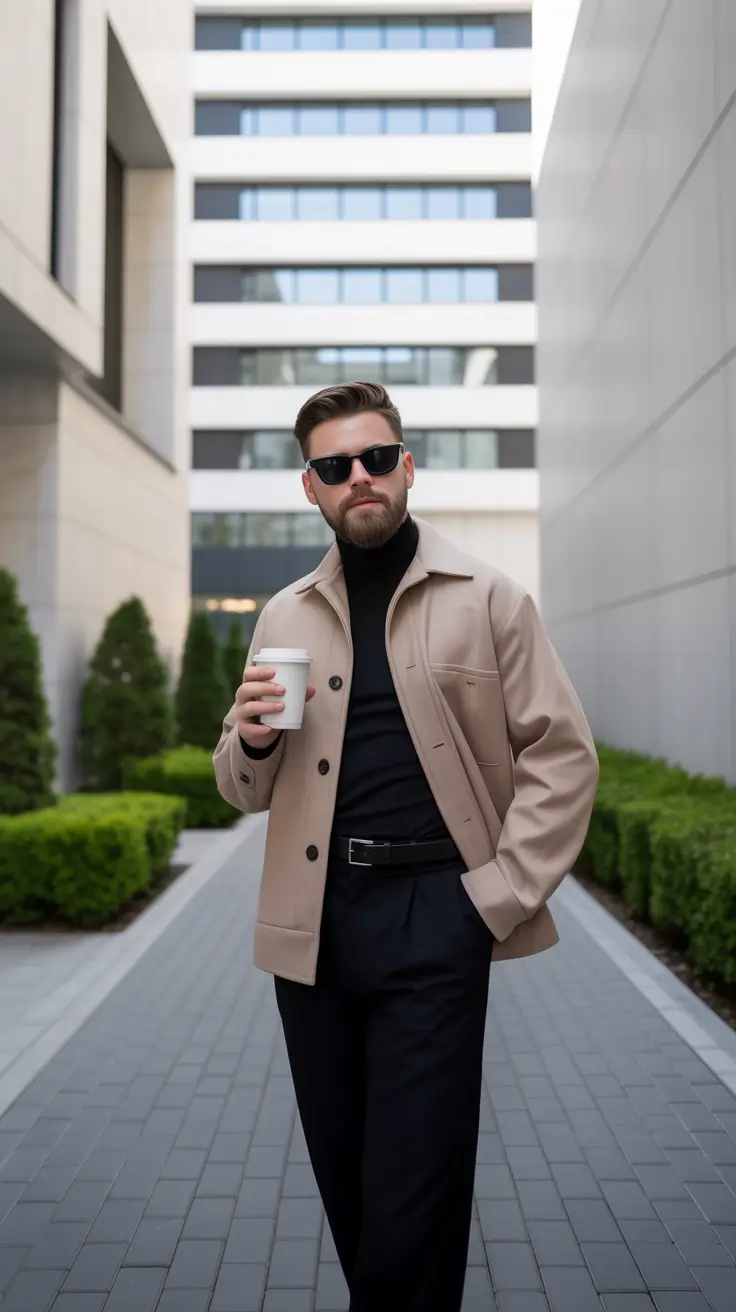 fashionable spring outfits for men 2026 Minimal Tailoring With a Coffee-in-Hand Ease