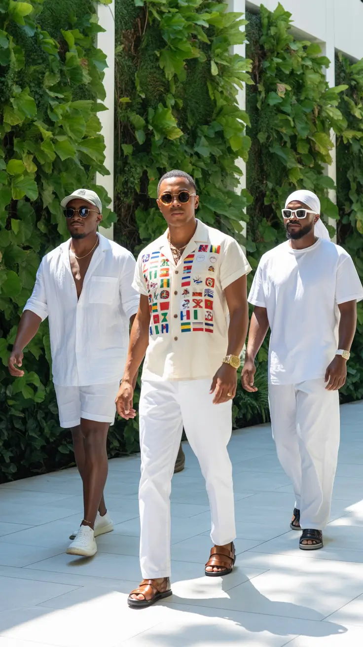 fashionable spring outfits for men 2026 Resort Whites With Personality and Ease