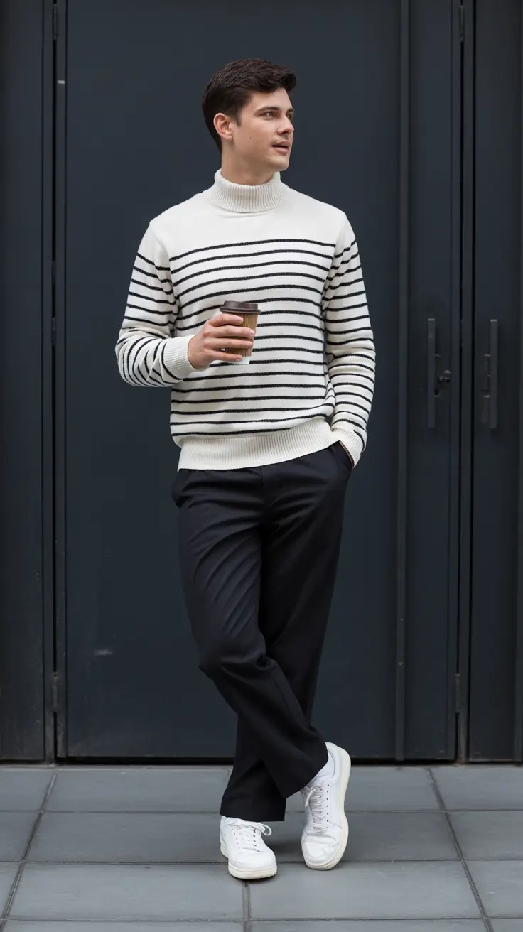 fashionable spring outfits for men 2026 Minimal Knitwear for Transitional Days