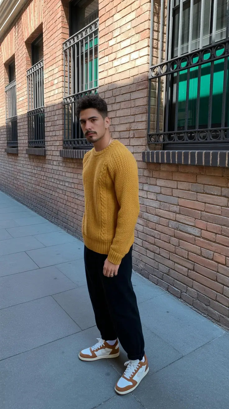 fashionable spring outfits for men 2026 Warm Knits as the New Spring Neutral