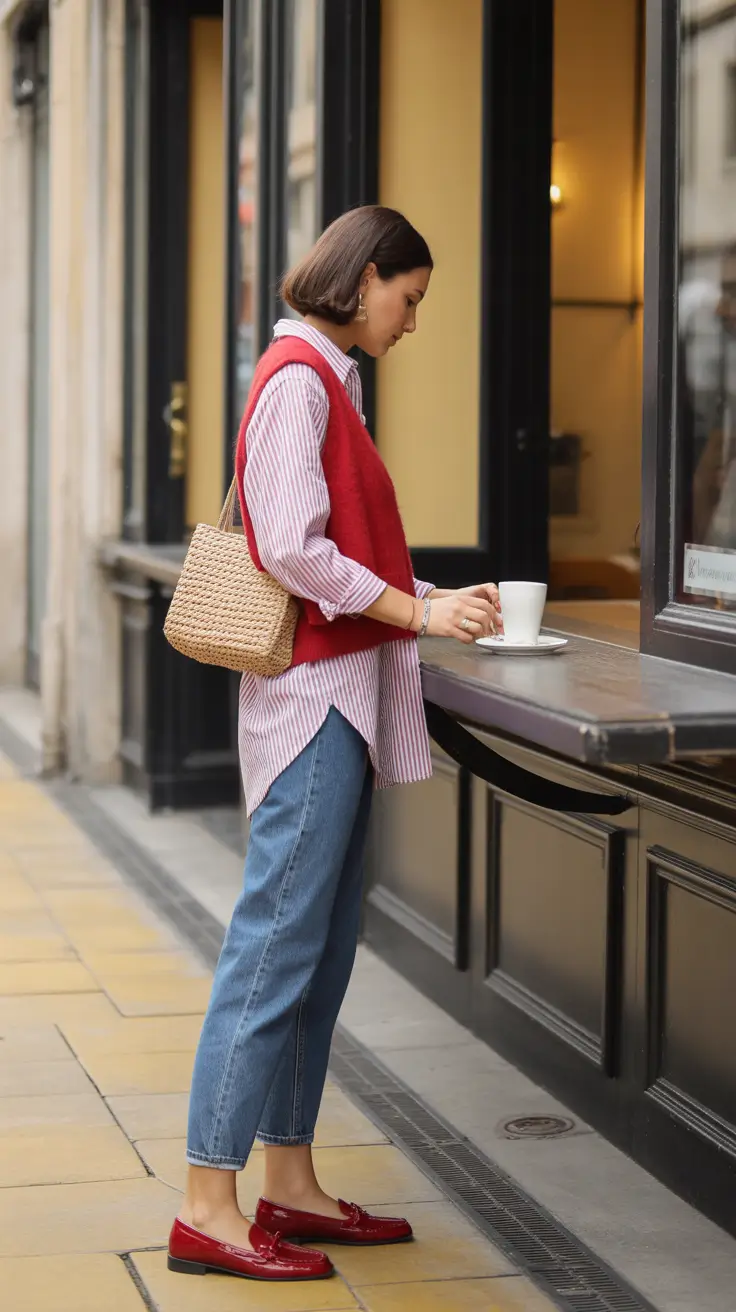 luxe spring wardrobe pieces 2026 layered casual spring outfit