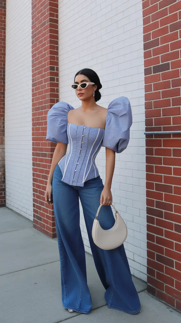 minimalist spring date night outfit 2026 Statement Sleeves With Everyday Ease