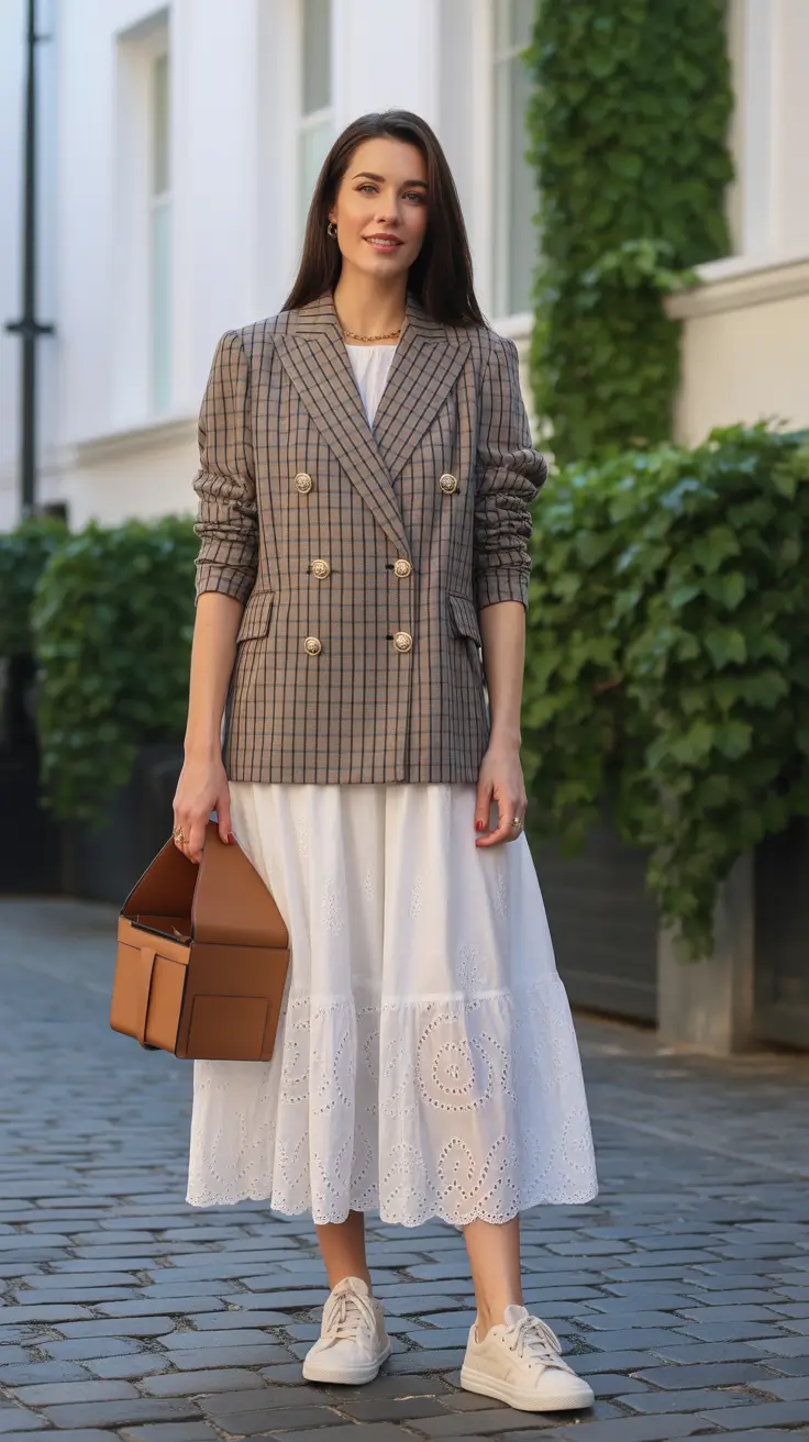 minimalist spring date night outfit 2026 Soft Tailoring With a Romantic Undercurrent