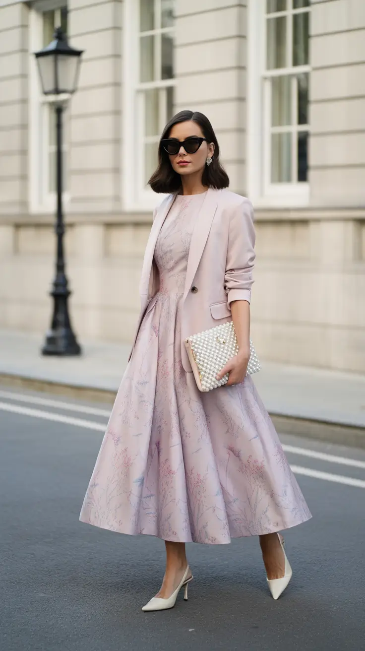 minimalist spring date night outfit 2026 Soft Tailoring With a Feminine Core