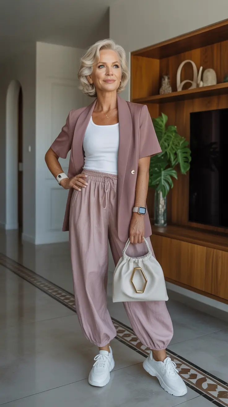 Minimalist Spring Outfits for Women Over 60 2026 Relaxed Tailored Casual