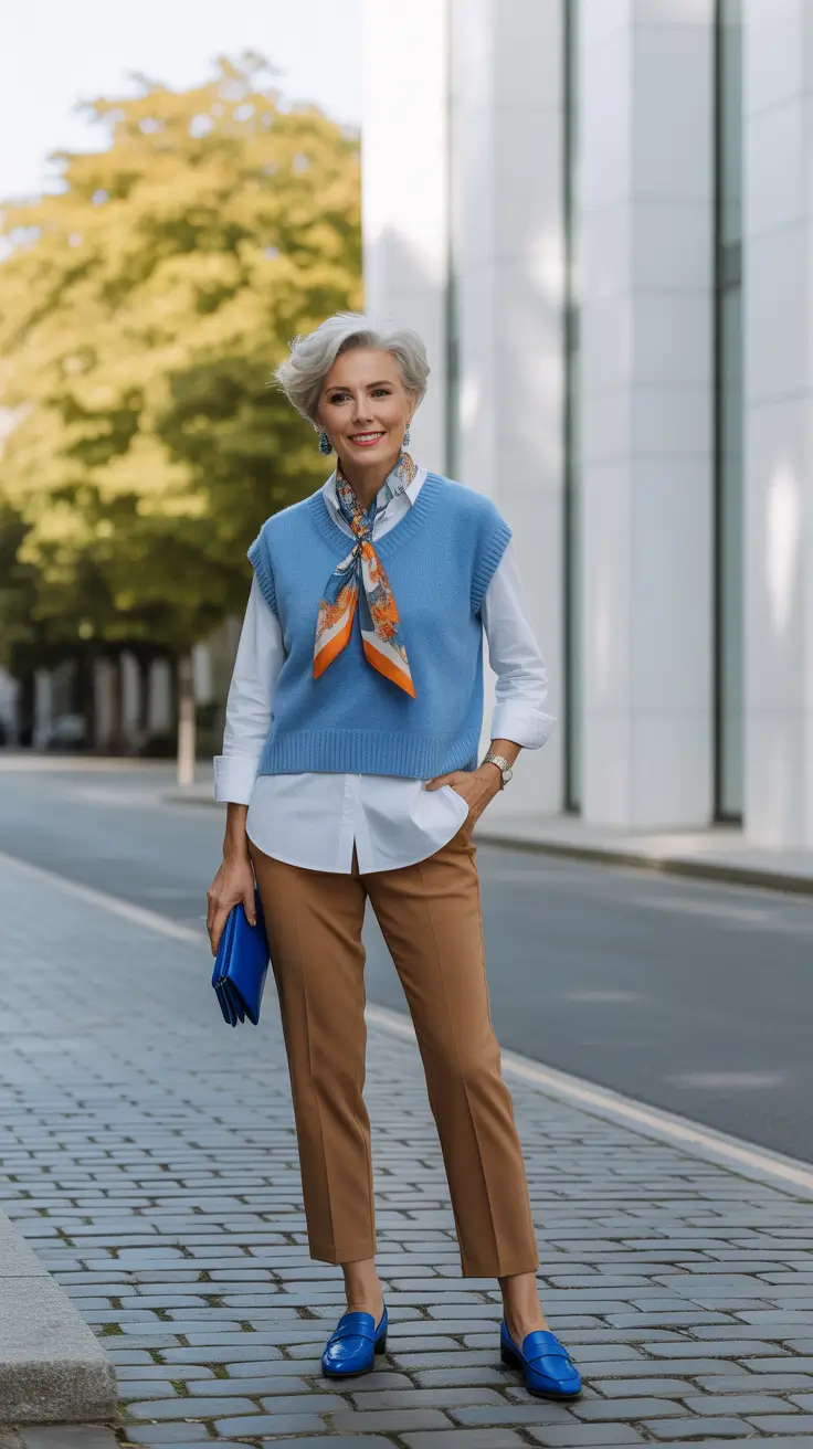 Minimalist Spring Outfits for Women Over 60 2026 Layered Modern Look