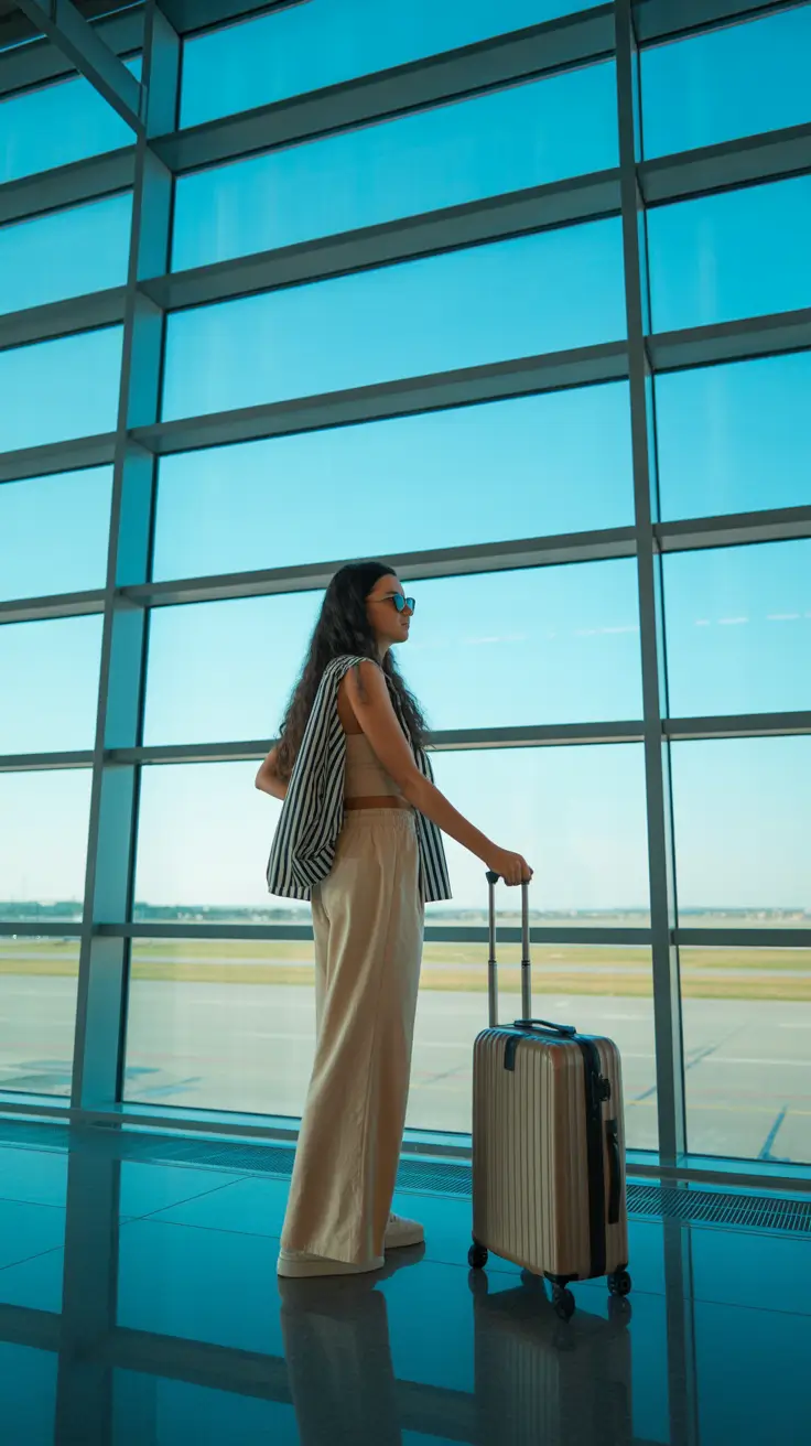 modern airport spring outfits 2026 Minimalism With a Travel-Ready Edge