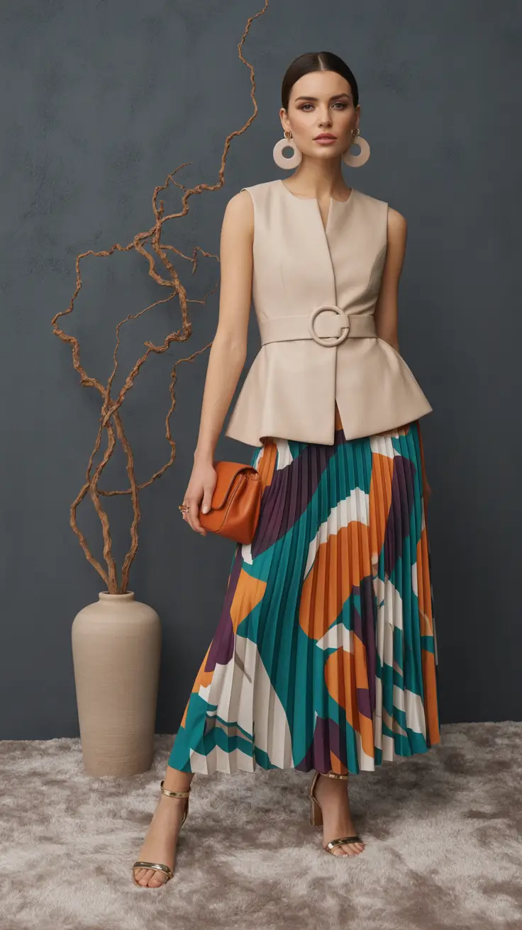 modern spring birthday outfit 2026 Artful tailoring with a bold color story