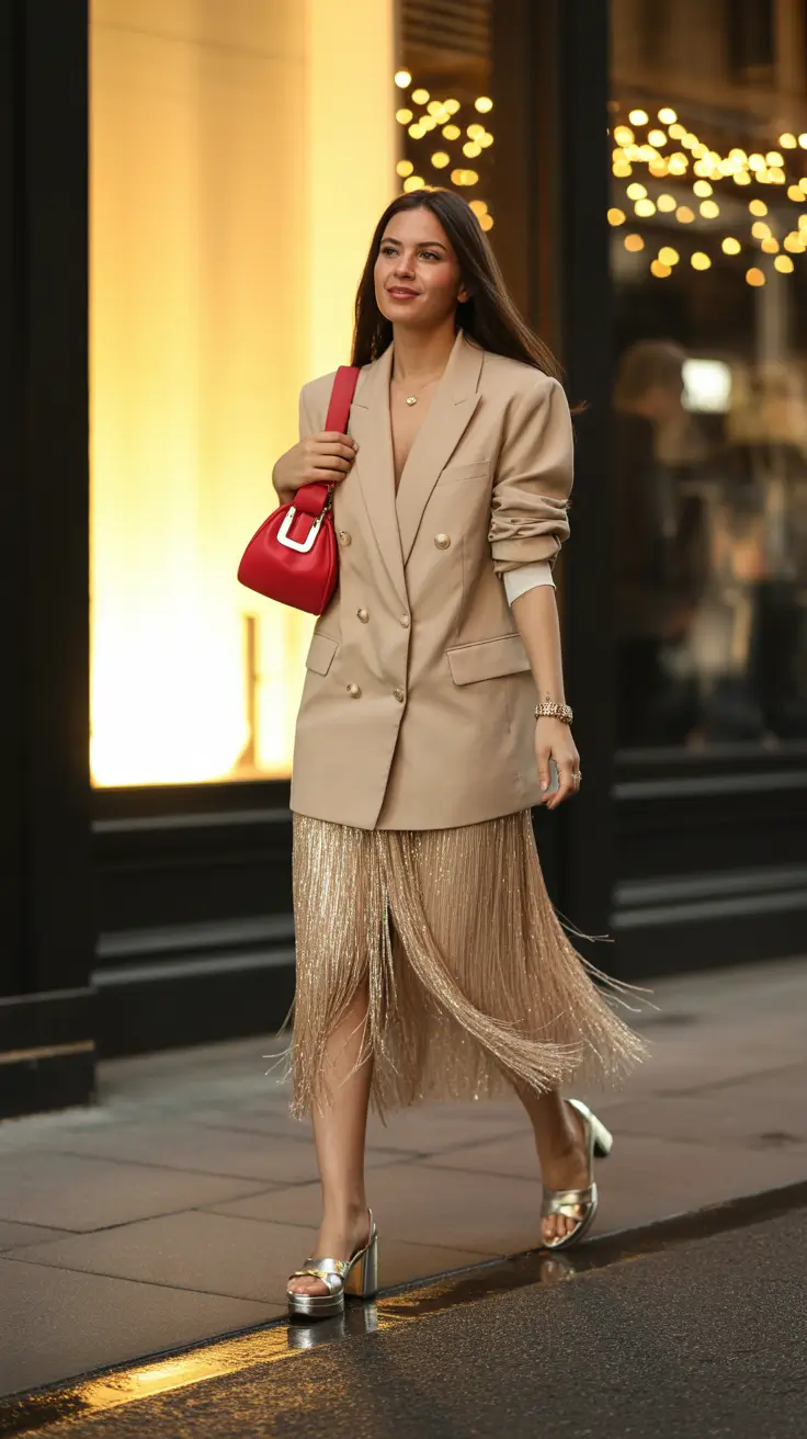 modern spring going out outfits 2026 soft tailoring