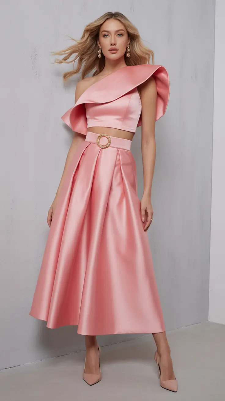 modest spring outfits stylish 2026 Sculptural Softness in Modern Pastels