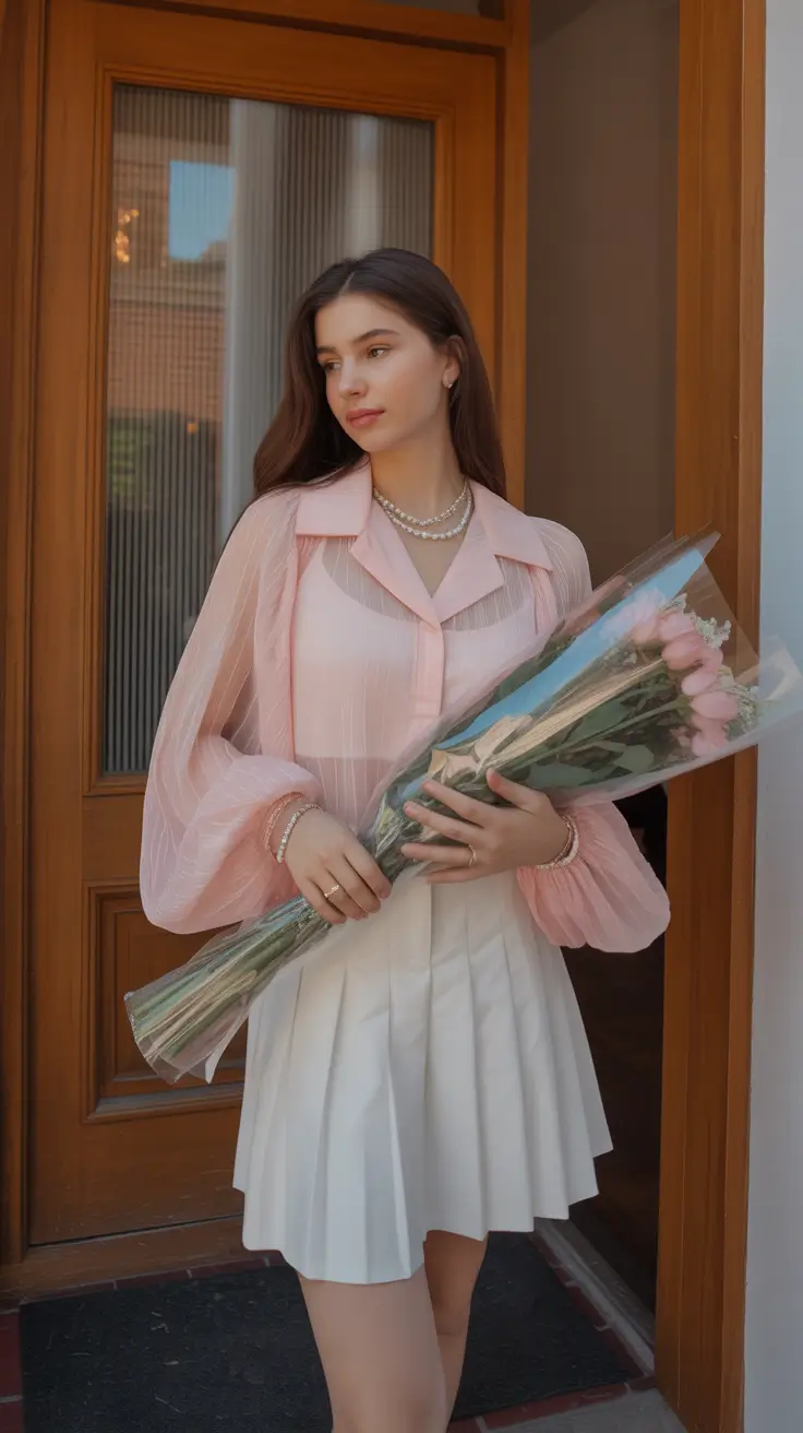 modest spring outfits stylish 2026 Soft Layers and Feminine Structure