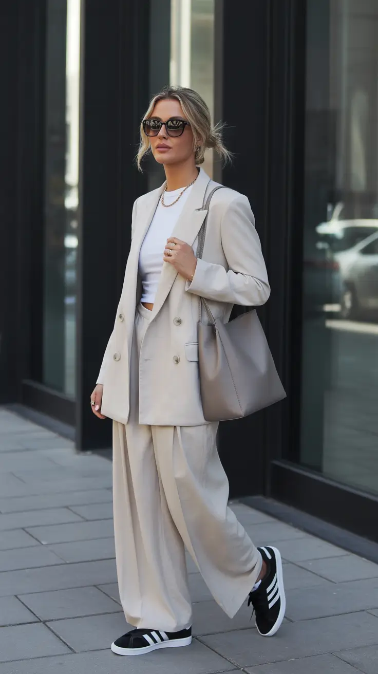 office spring workwear 2026 light monochrome modern edge