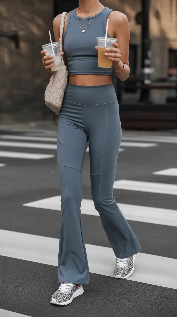 performance spring workout outfits 2026 Everyday Performance With a Coffee-in-Hand Ease