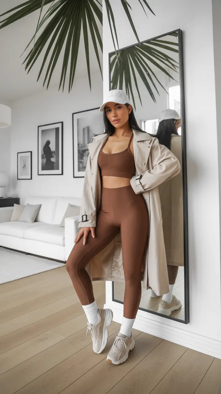 performance spring workout outfits 2026 Neutral Power Dressing for Movement