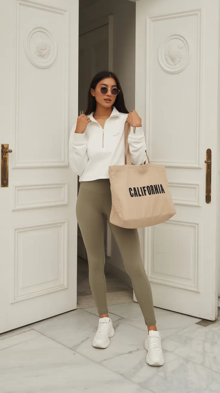 performance spring workout outfits 2026 Clean Layers With a California Feel