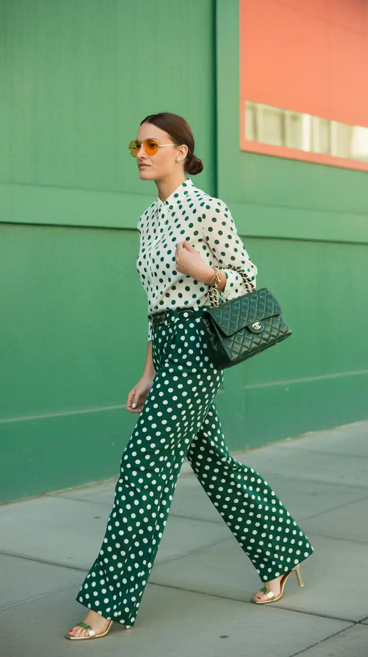 Popular Every Day Spring Outfits 2026 Graphic Polka Dots With a Confident Spring Rhythm