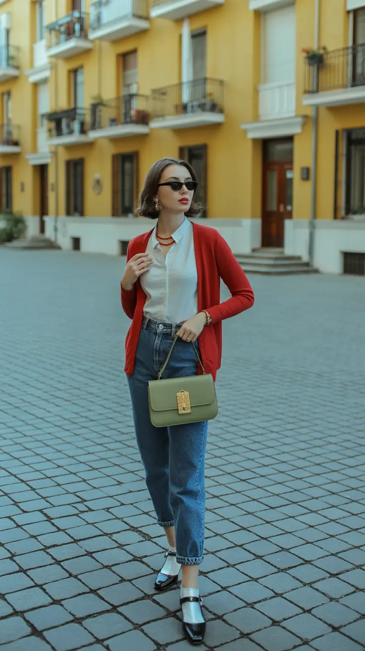 preppy old money spring outfits 2026 Classic Prep with a Confident Pop of Color