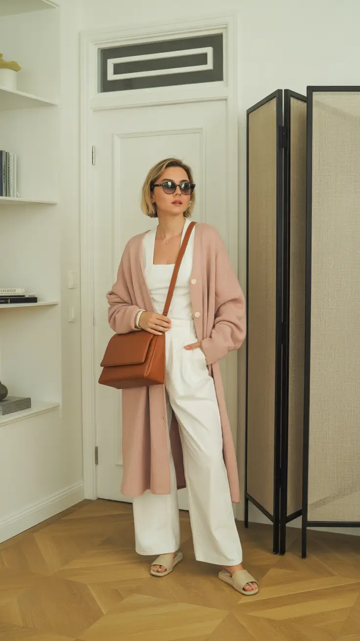 simple spring outfits for women over 40 2026 Soft Neutrals That Feel Effortless