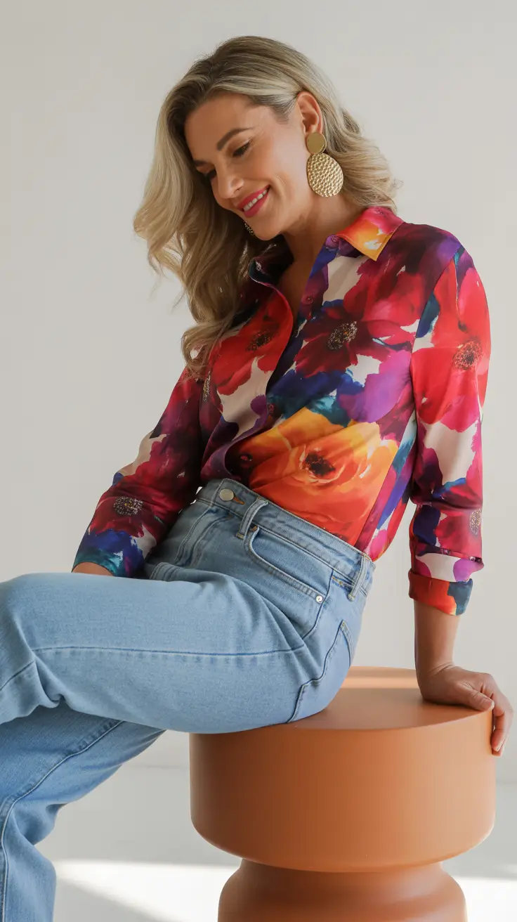 simple spring outfits for women over 40 2026 Color Confidence Without Overdoing It