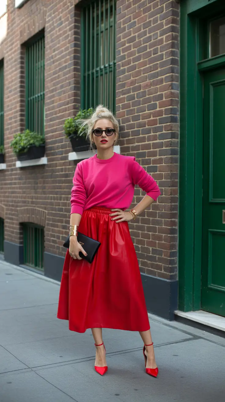 sophisticated spring wedding outfit 2026 Playful Color Blocking With Confident Ease