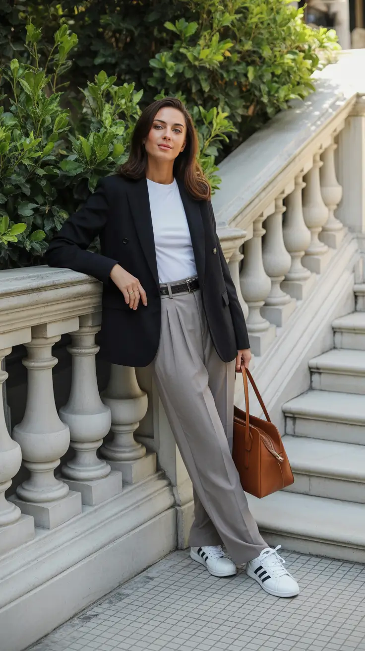 spring blazer outfits for work 2026 Classic Black Blazers Reimagined for Spring