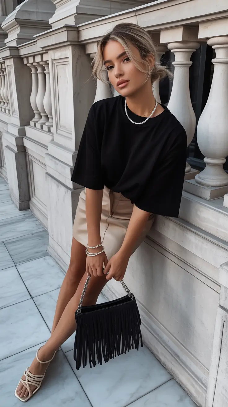 stylish date spring outfits for 2026 Understated Drama With Classic Pieces