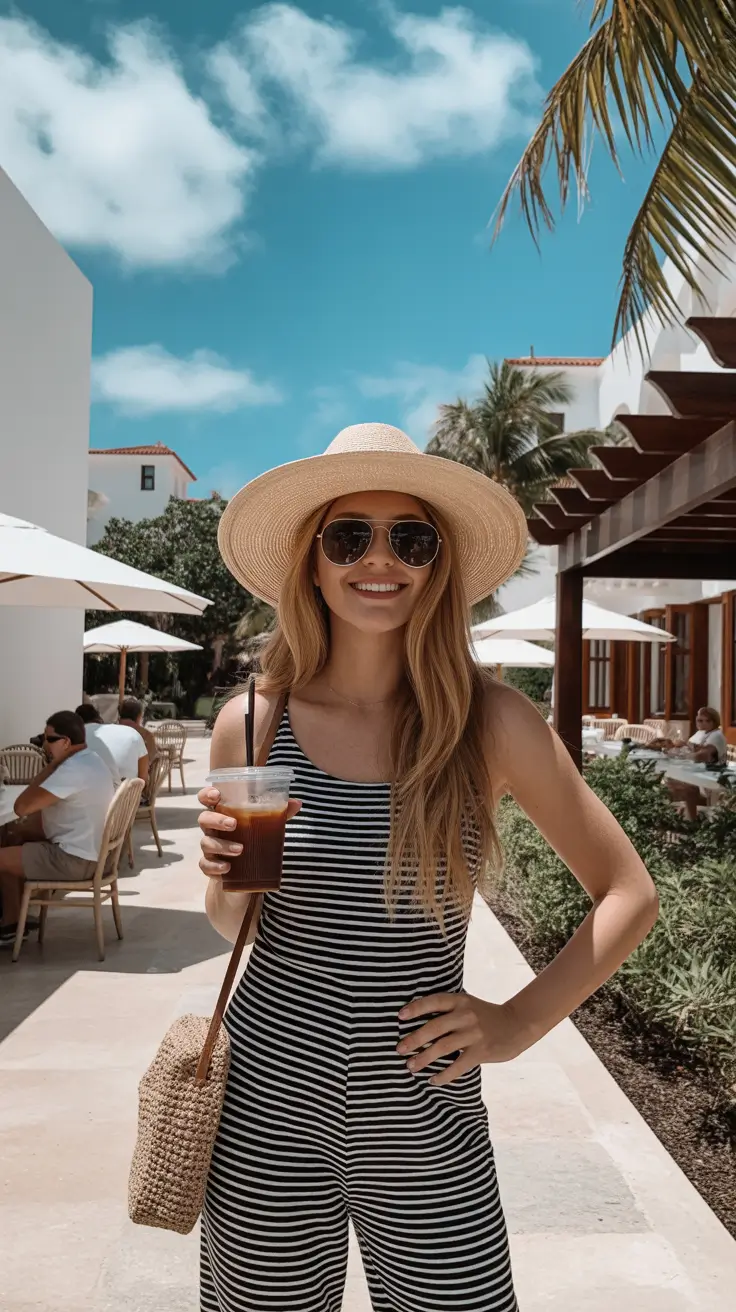 summer-ready spring break outfit 2026 Easy Stripes and Barefoot Confidence