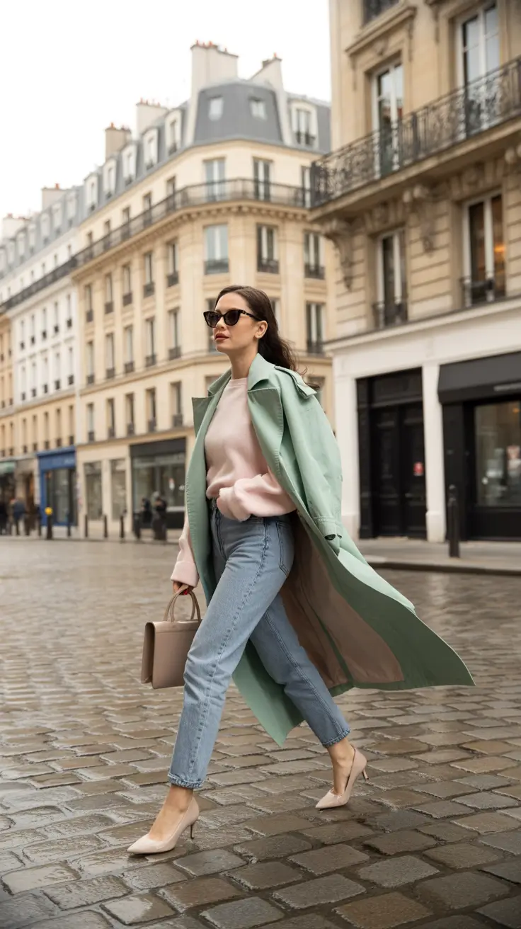 trending cold spring outfit 2026 Soft Tailoring for Chilly Spring Streets