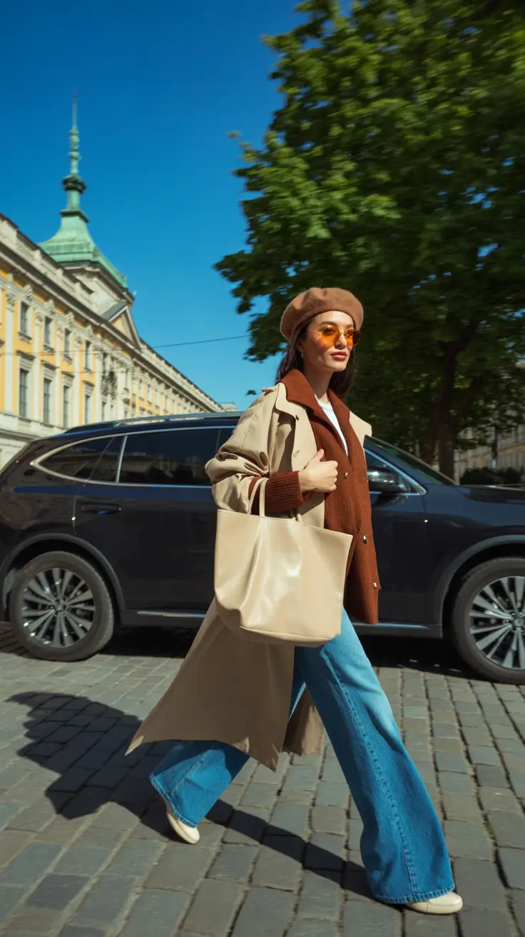 trending cold spring outfit 2026 City Layers That Move With You