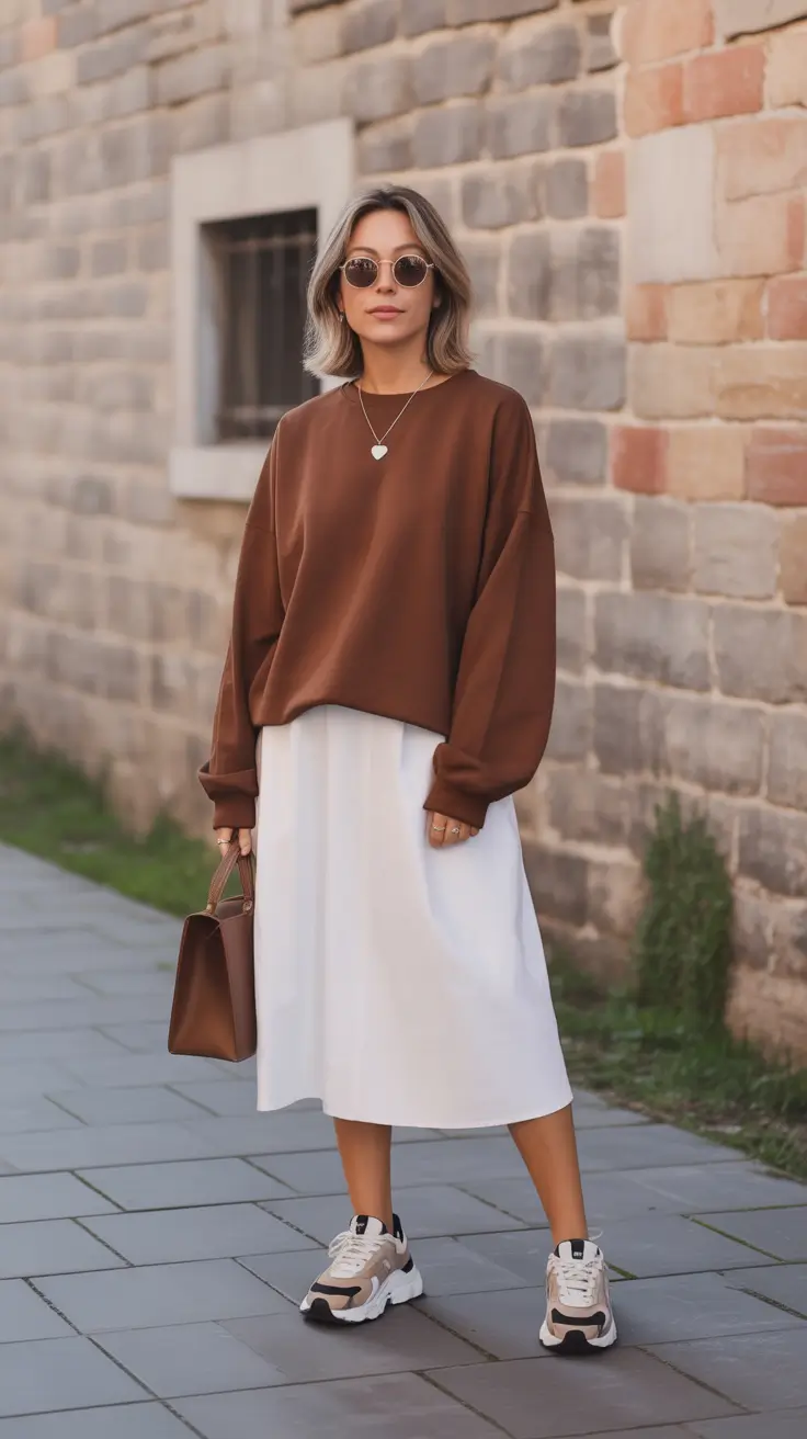 trendy spring outfit with sneakers 2026 Everyday Elegance