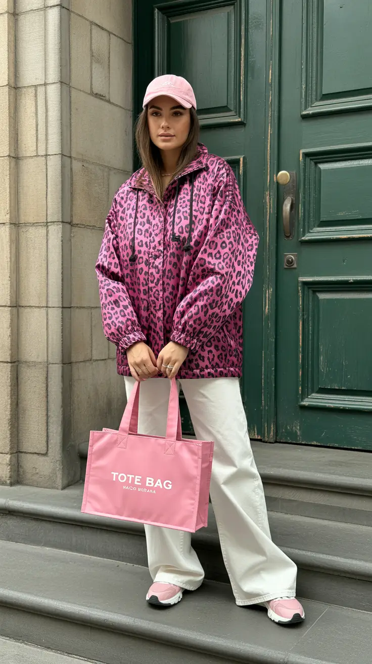 trendy spring outfit with sneakers 2026 Sporty Layers