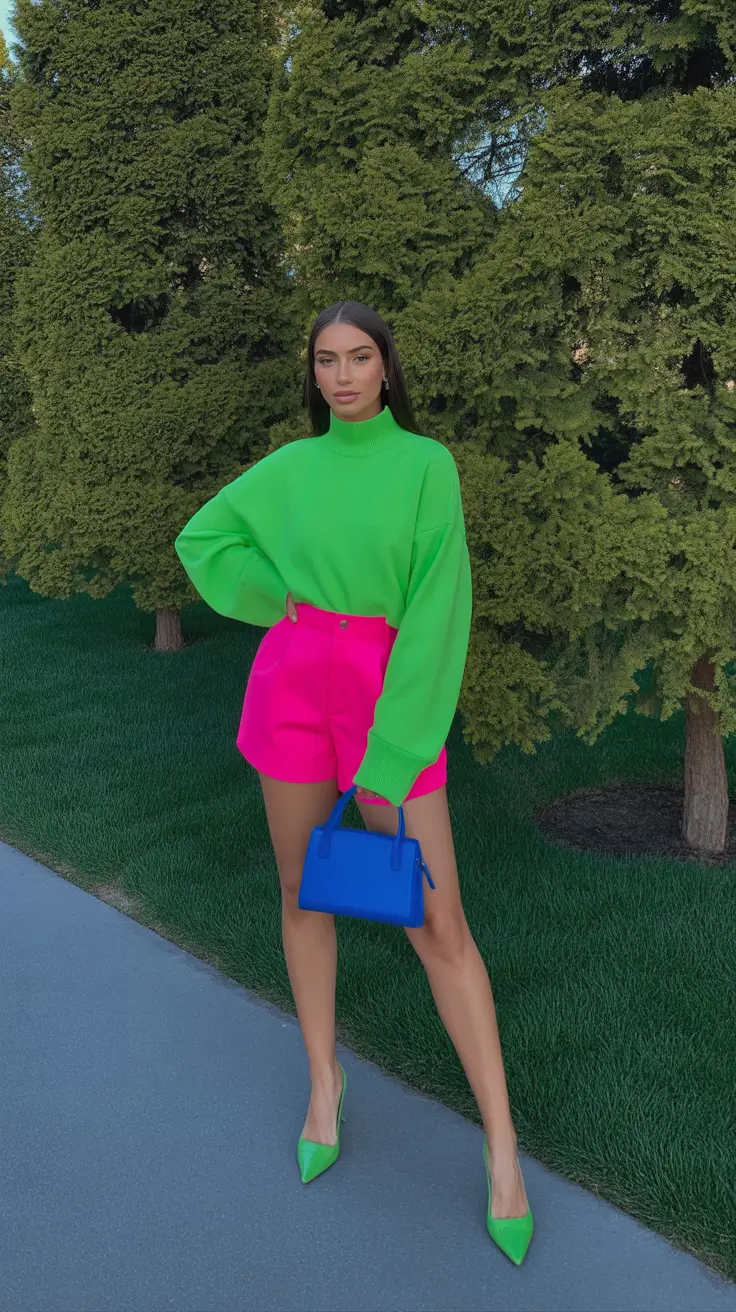 trendy spring party outfit for 2026 Color Blocking That Feels Fresh, Not Loud