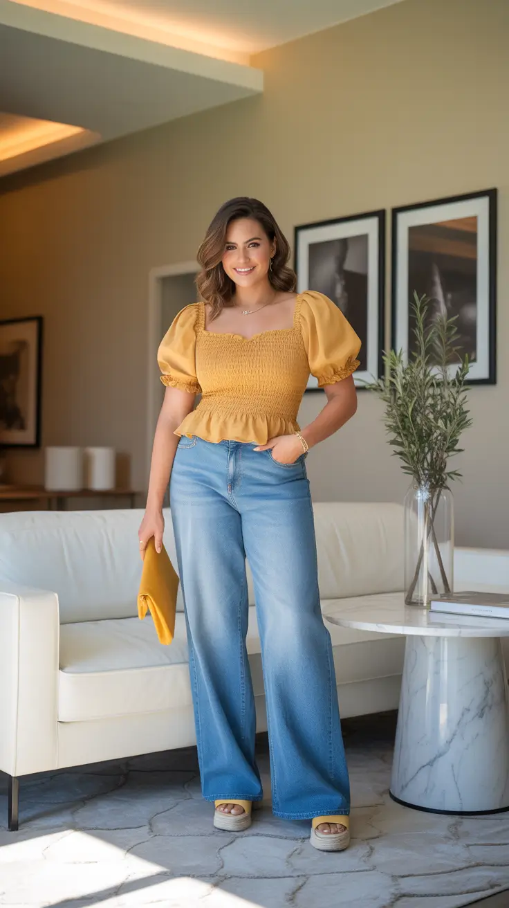 vibrant midsize spring outfits 2026 Sun-Warmed Textures With a Feminine Shape