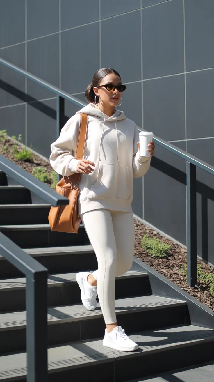 vibrant spring sport outfits for women 2026 Soft Neutral Hoodies With Everyday Movement