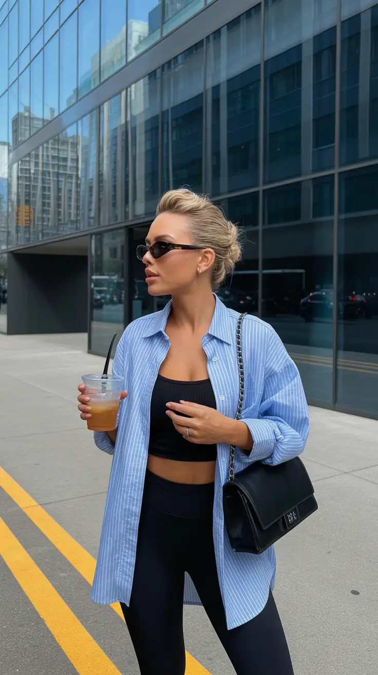 vibrant spring sport outfits for women 2026 City Sport Layers With a Polished Edge