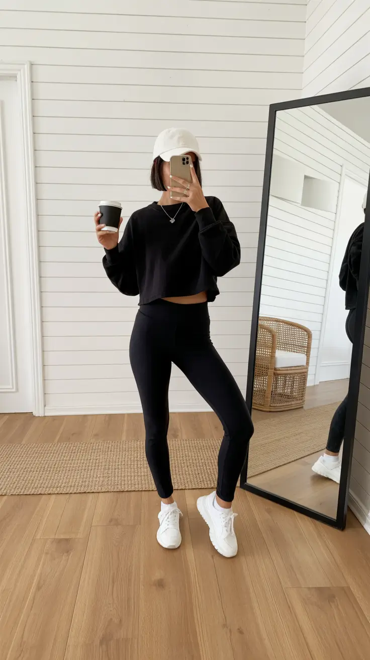 vibrant spring sport outfits for women 2026 Minimal Black Sets With Modern Simplicity