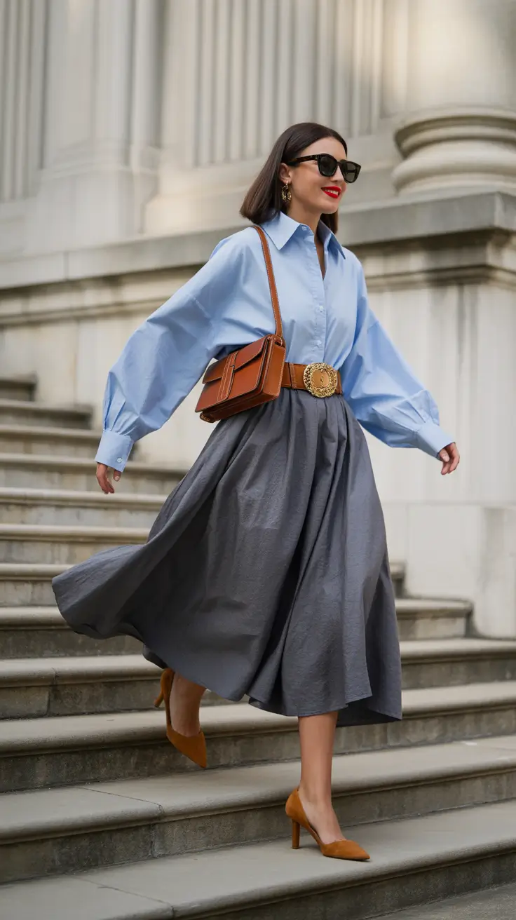 your spring capsule wardrobe 2026 Volume and Movement With a Classic Core