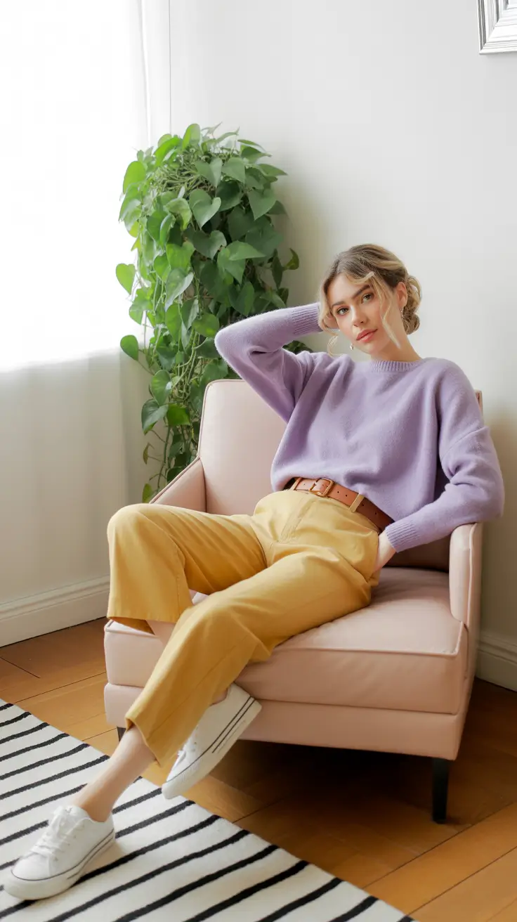 your spring capsule wardrobe 2026 Casual Color That Still Feels Grown