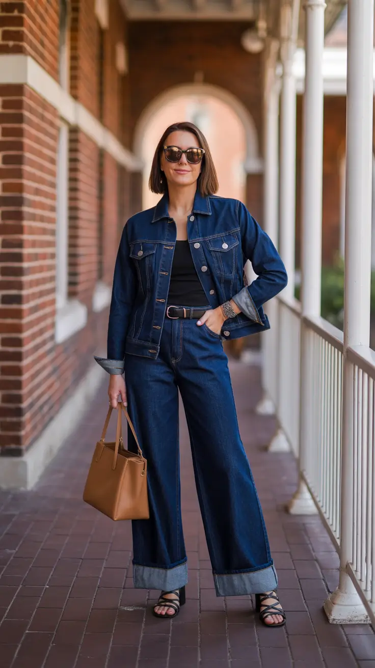 your spring capsule wardrobe 2026 Modern Denim That Feels Grown-Up