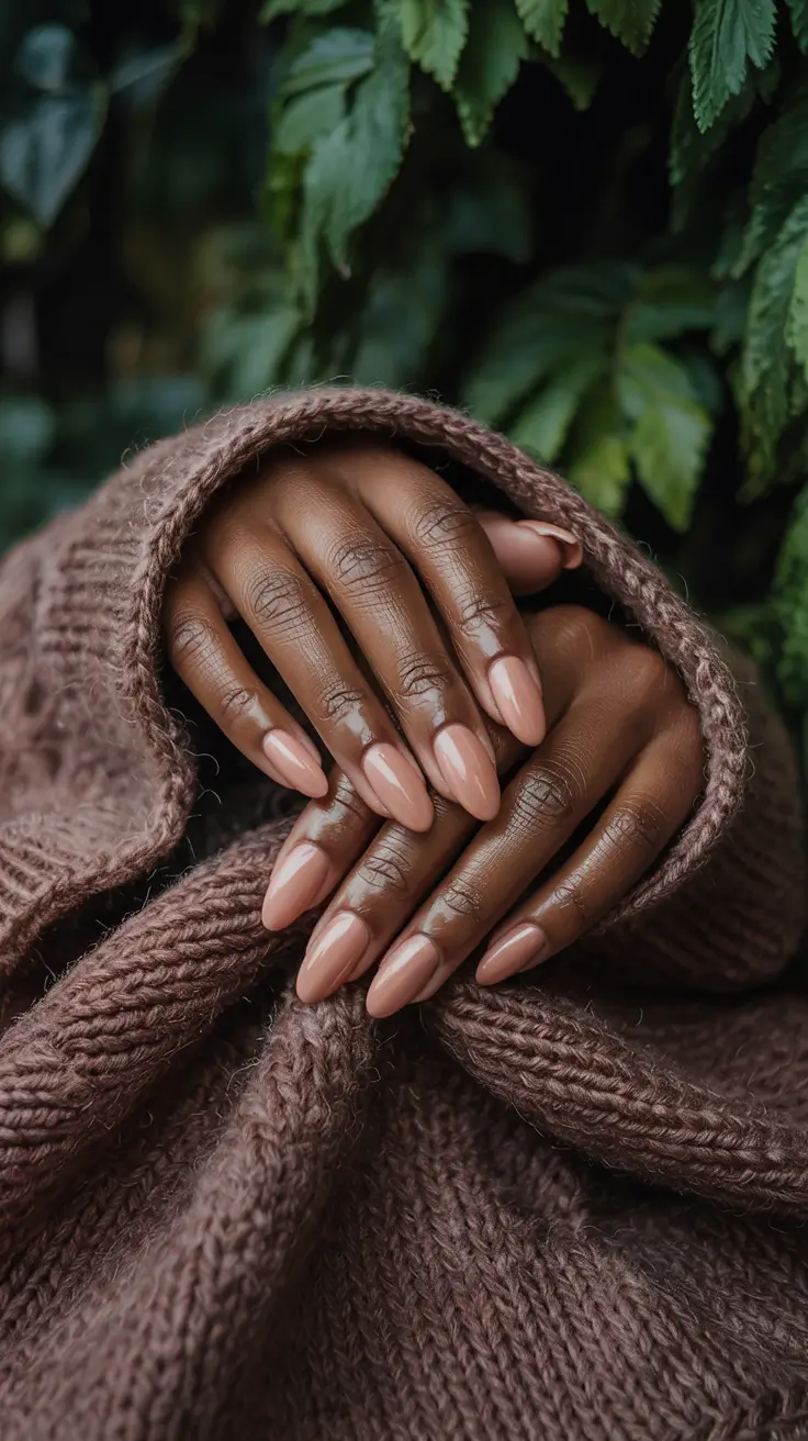 cute spring nail colors 2026 Soft Mocha Nude - The Quiet Luxury Spring